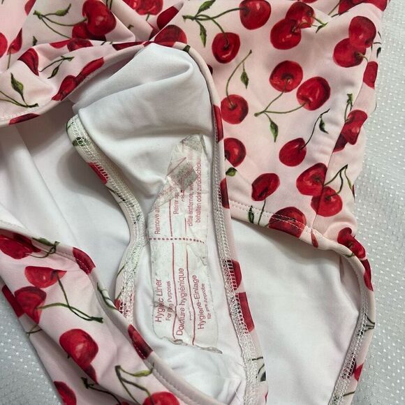 NWT Beth Richards Revolve Naomi Cherry One Piece One Shoulder Bathing Suit Small - Picture 8 of 11